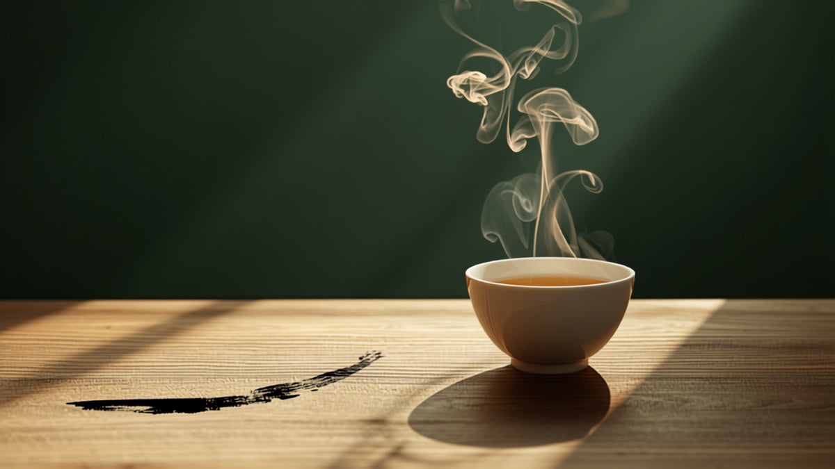 A quiet cup of tea by a window in soft morning light