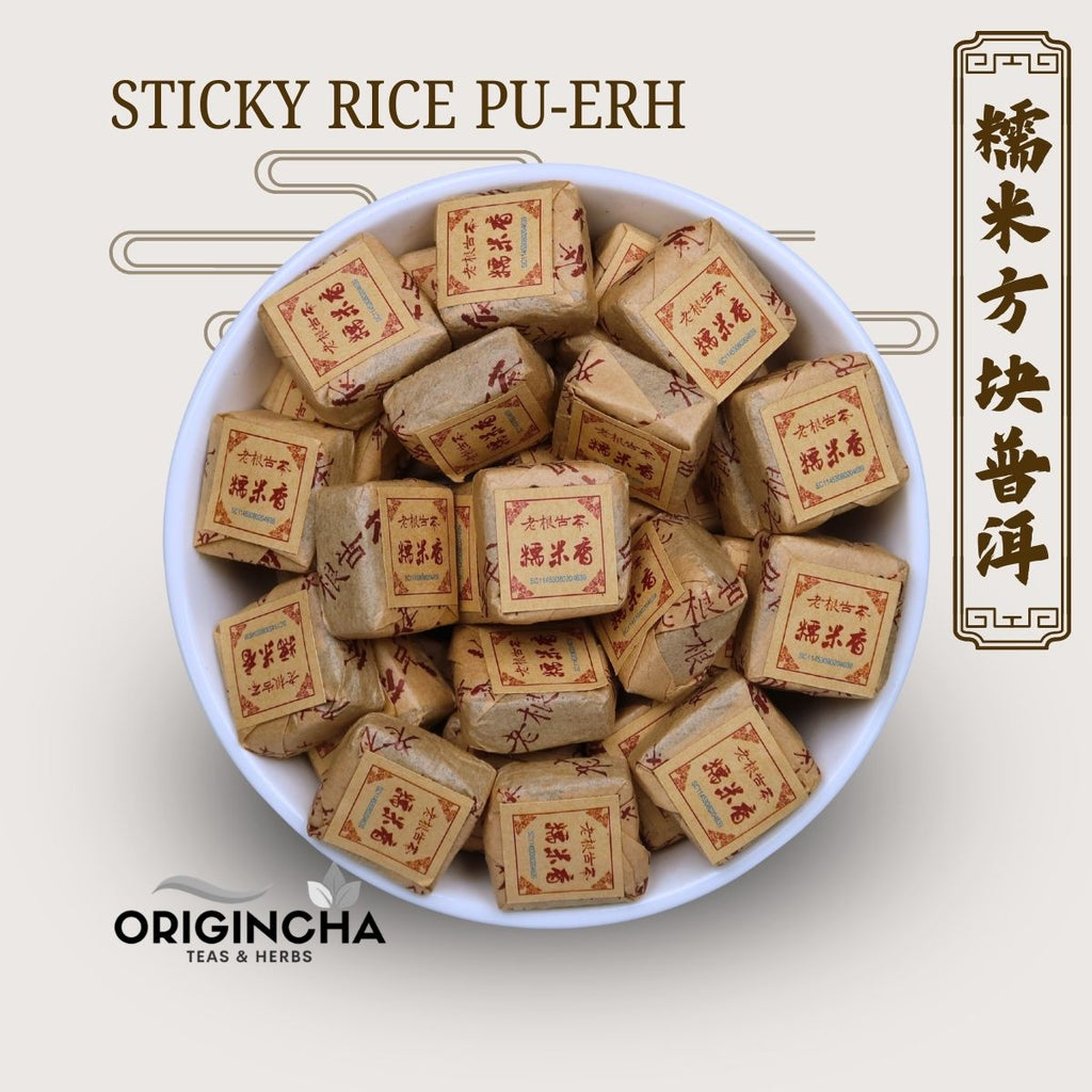 Sticky Rice Pu-erh Tea Cubes