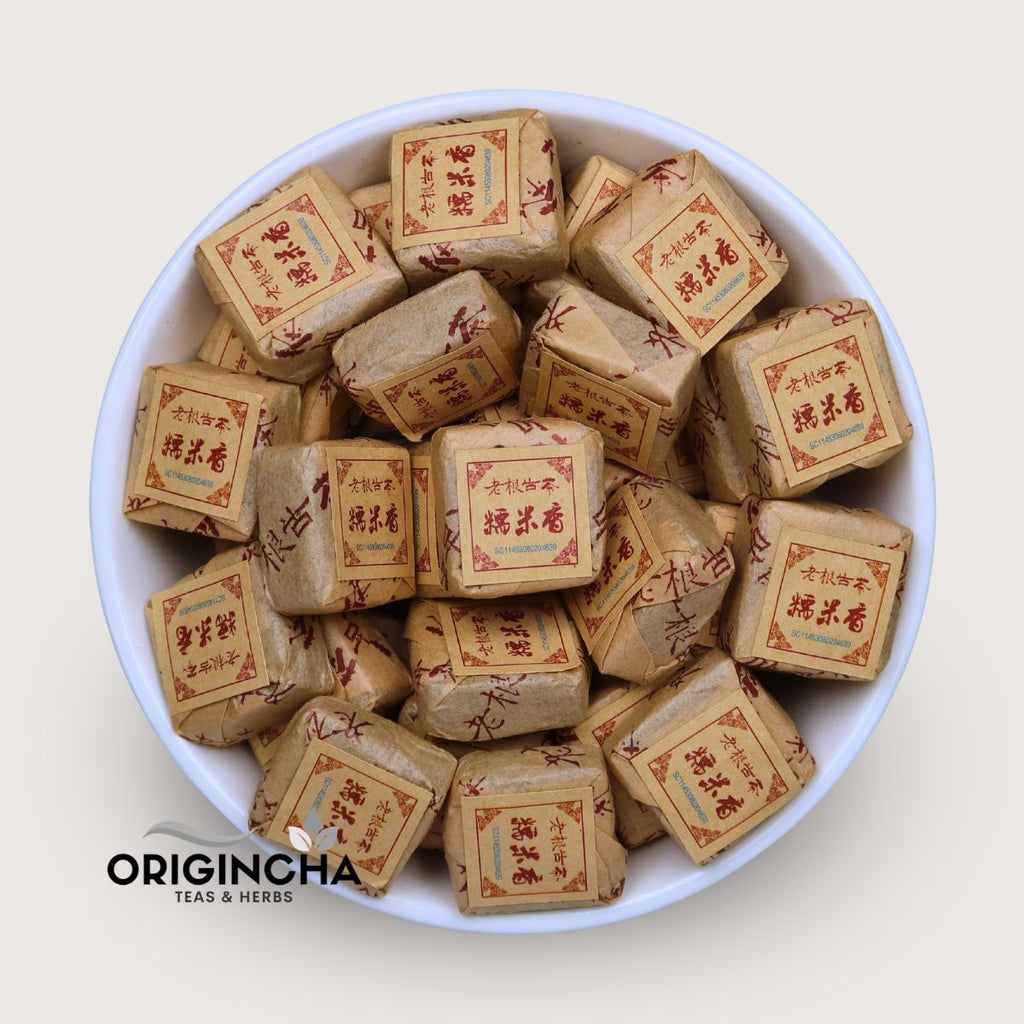 Sticky Rice Pu-erh Tea Cubes