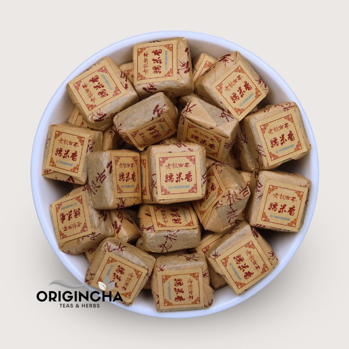 Sticky Rice Pu-erh Tea Cubes